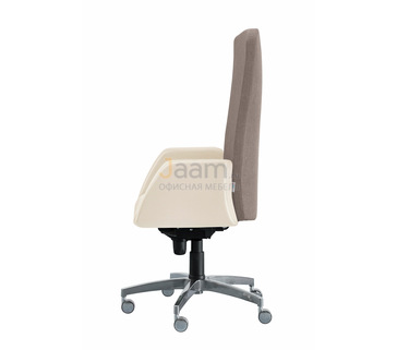 Кресло для руководителя Сигма/П комбиниров. кожа нестандарт/база алюминий