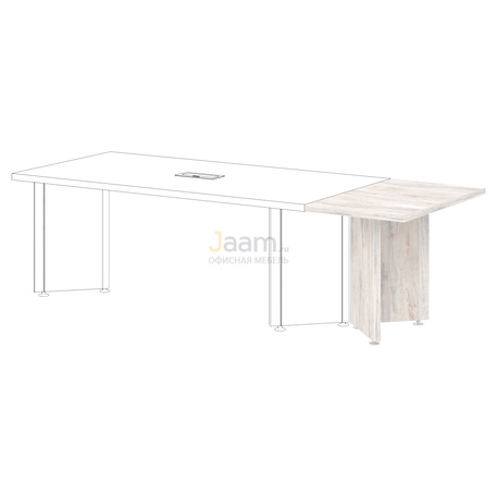 Кабинет руководителя Столешница приставная S-103