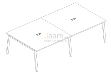 Стол для переговоров Стол для переговоров на металлокаркасе TRE Б3 131-2 БП