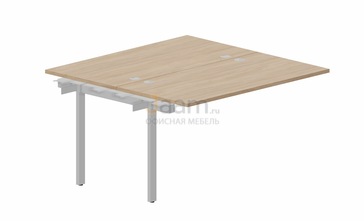 Мебель для персонала Составной стол на 2 рабочих места PEN2TPG147 - (4 громмета) приставной элемент