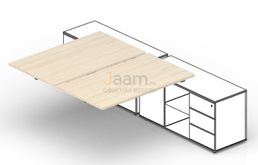 Мебель для персонала Приставной элемент ST2TPS148FU