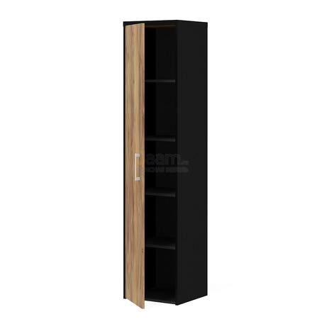 Кабинет руководителя Офисный шкаф узкий высокий ПК-ПРЛ-Ш205Х47АС1