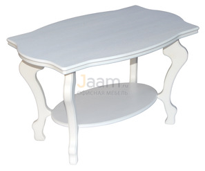 Журнальный столик из дерева Берже 1 (слоновая кость)
