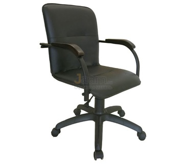 Кресло для персонала Самба (черный каркас) на пластиковой крестовине