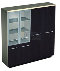 Кабинет руководителя Шкаф комбинированный(стекло среднее-одежда) ESP358