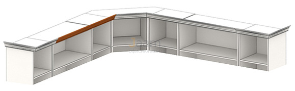Кабинет руководителя Карниз ПК-ВР-КР136х8Л